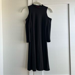 Black Cold Shoulder Dress